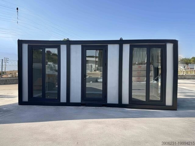 Conteneur d'habitation | Container bureau | Container de chantier | Modèle GRIS-1 | 240cm x 600cm – Image 3