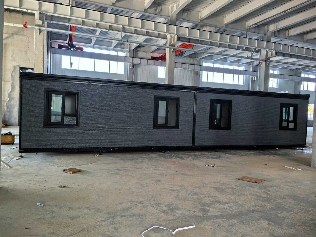 Conteneur comme habitat Deluxe 12x6m 3 chambres et cuisine – Image 9