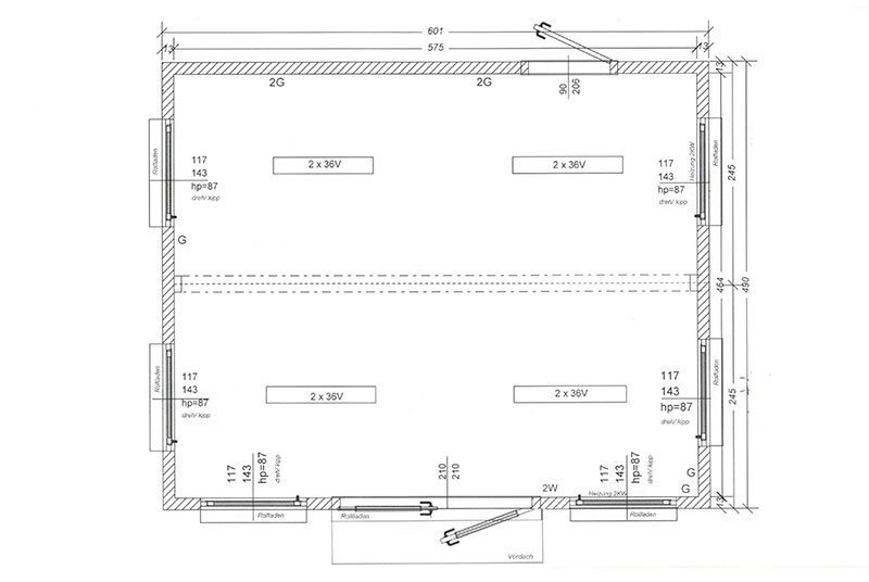 Conteneur de vente VP2 (29,4m²) avec équipement standard – Image 5