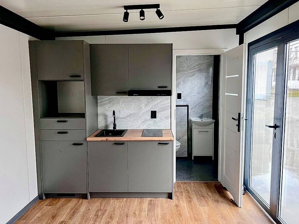 Conteneur de 3,0 m x 13,0 m avec 2 chambres, salle de bain et cuisine – Image 5