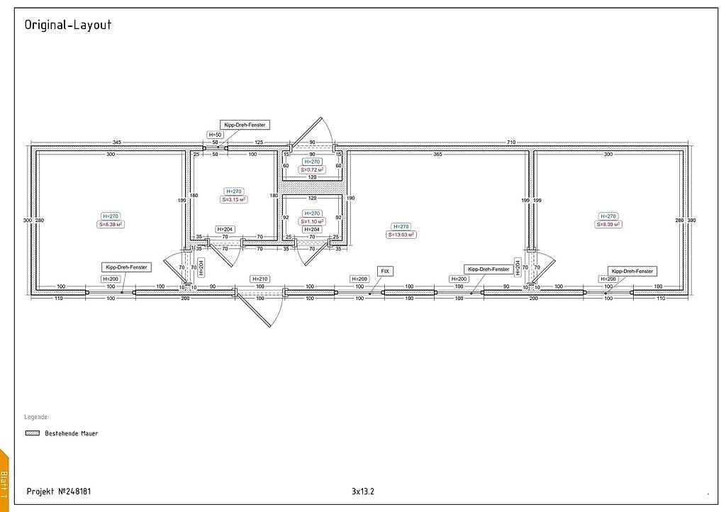 Conteneur de 3,0 m x 13,0 m avec 2 chambres, salle de bain et cuisine – Image 10