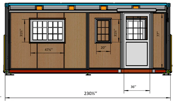 Tiny Home 15 pieds x 20 pieds, Maison préconstruite extensible – Image 16