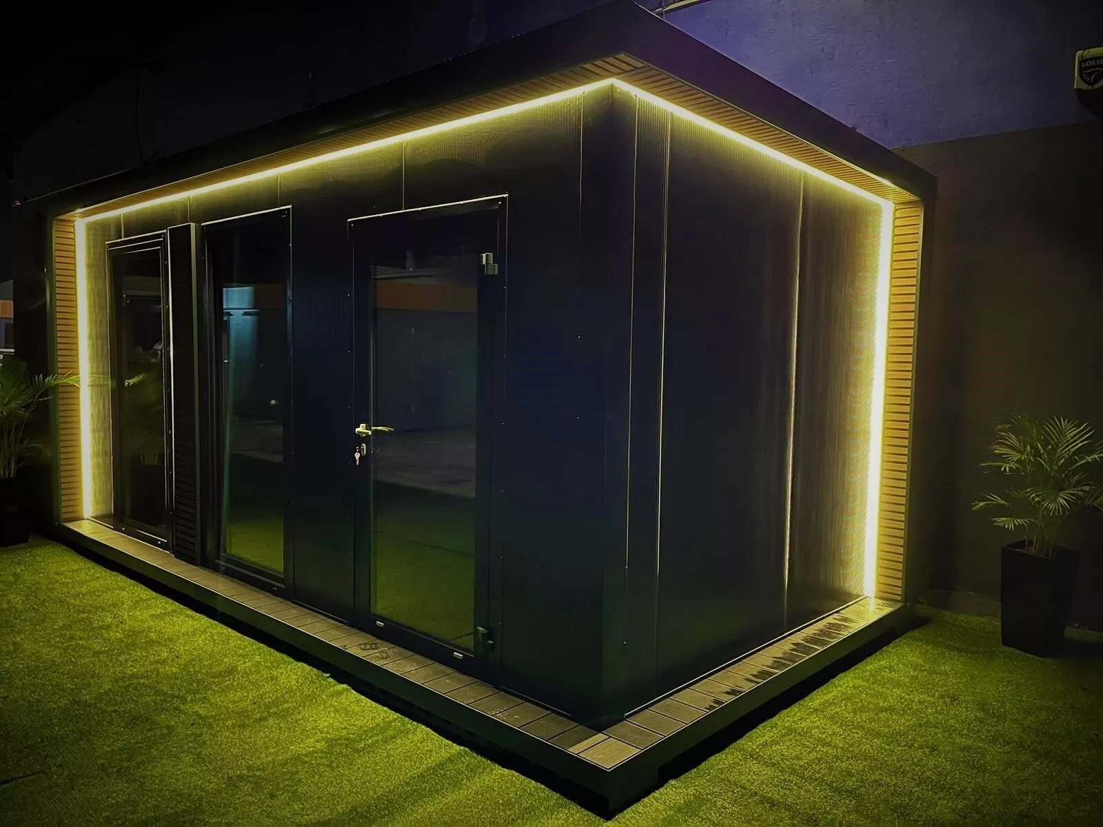 Conteneur de bureau Conteneur d'habitation Abri de jardin - 6 x 3m avec chauffage – Image 10