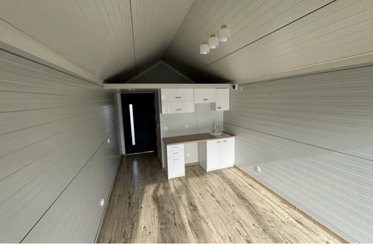 Studio en conteneur résidentiel pour espace d'habitation modulaire de 21 m² : CHGM.063 de la série "HABITAT Flex" – Image 6