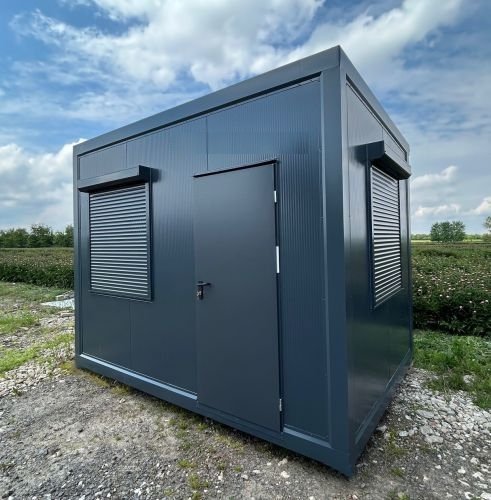 Conteneurs Bureaux modernes, espaces sociaux et sanitaires 3,6 m x 2,5 m