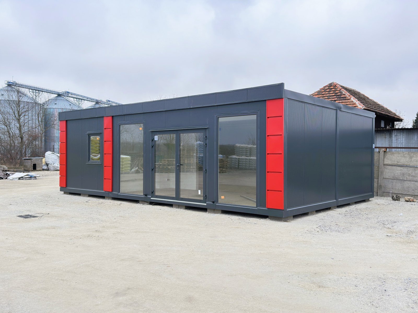 Conteneur Modulaire en panneaux sandwich – bureaux, commerces/logements, 6 pièces – 63 m² – Image 12