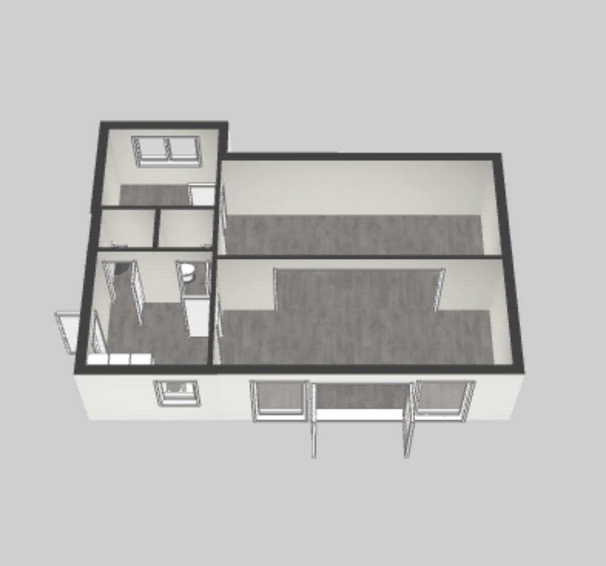 Conteneur Modulaire en panneaux sandwich – bureaux, commerces/logements, 6 pièces – 63 m² – Image 53
